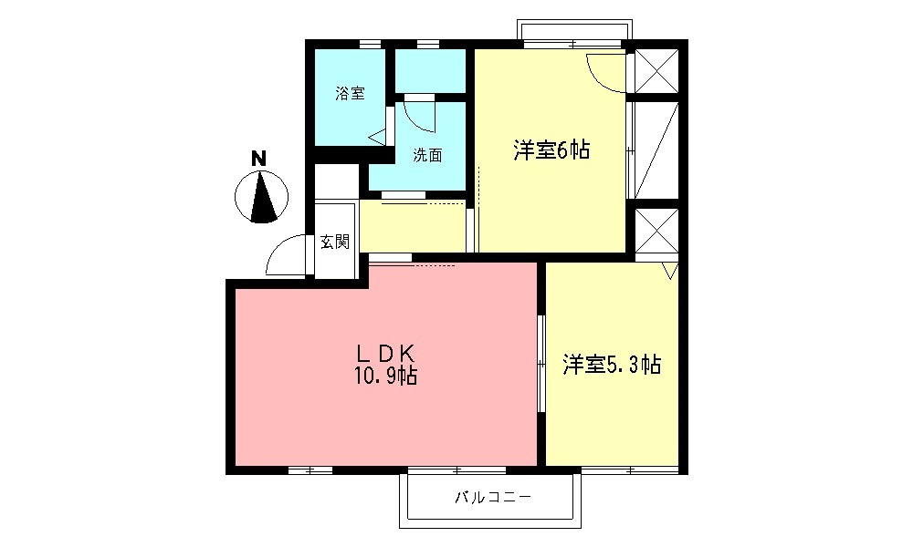 フォーレスツヅキの間取り