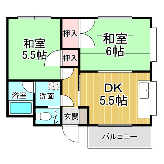 古賀ビルの間取り