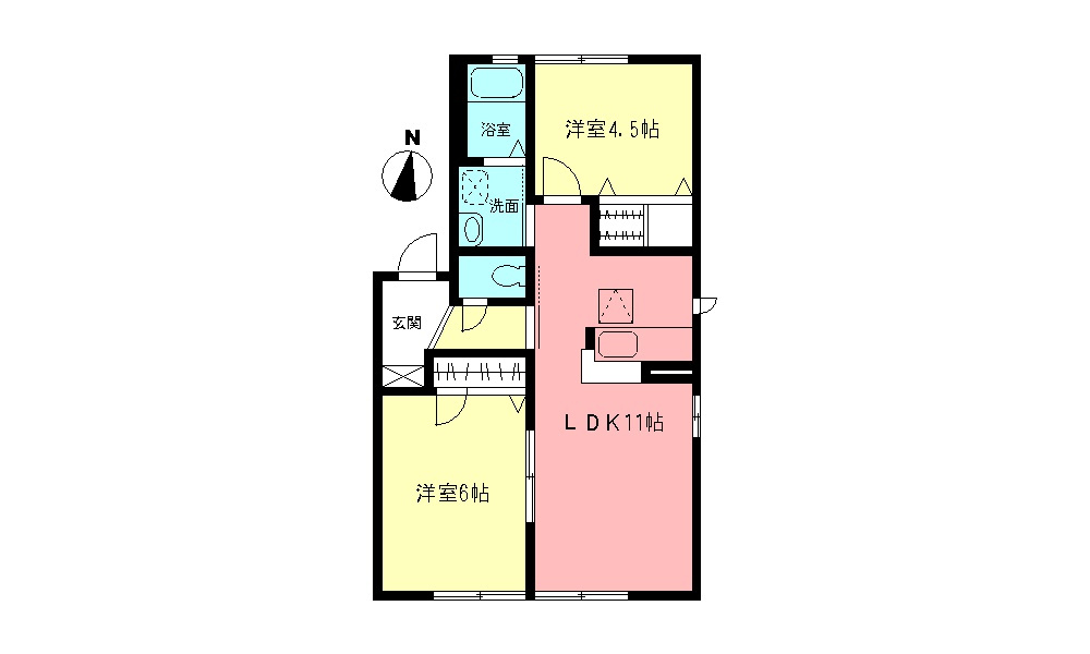 メゾン笛田の間取り