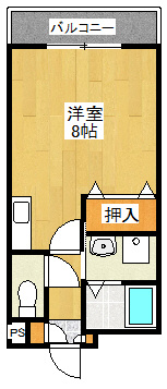 ハイム岩崎の間取り