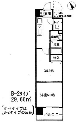アミスタ菅原の間取り