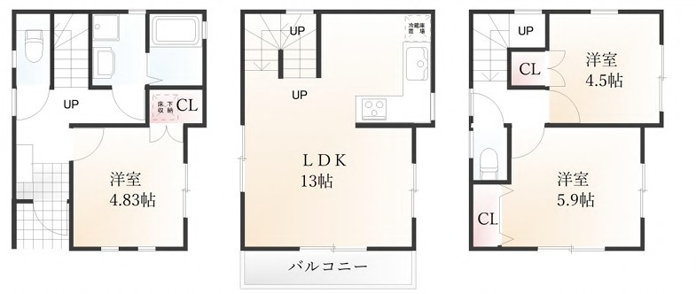 東急東横線「新丸子」新築戸建ての画像