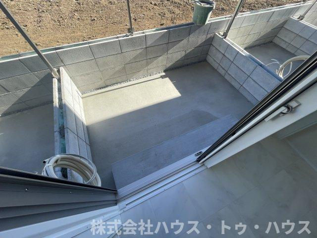ボヌールメゾンＢのバルコニー