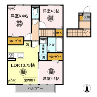 【間取り】 | Abreast-T Ⅱ
