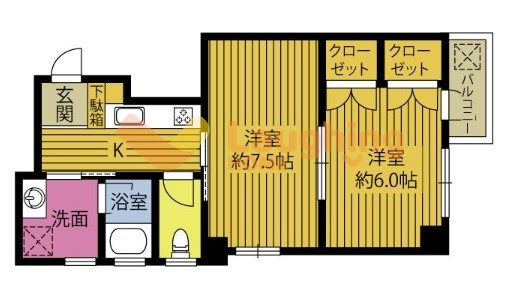 トランプの間取り