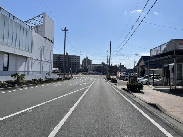 常滑市森西町2丁目　中古戸建の前面道路含む現地写真|前面道路