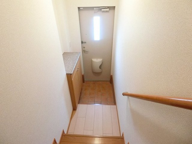 カルム・アルモニーＢの玄関