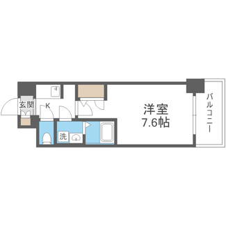 【間取り】 | S-RESIDENCE難波大国町domina