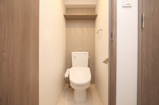 【トイレ】 | S-RESIDENCE難波大国町domina | ゆったりとした空間のトイレです