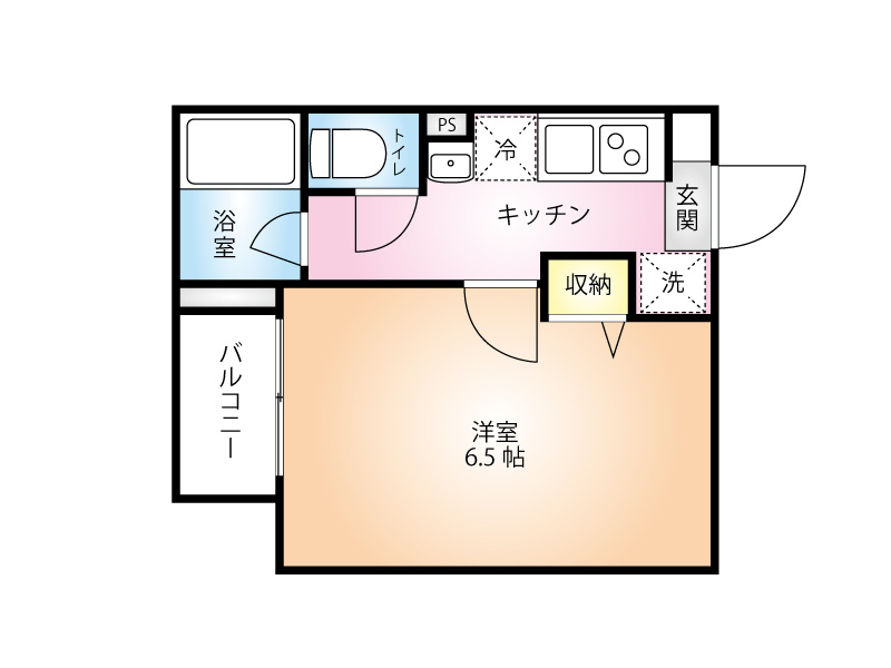 プレジールの間取り