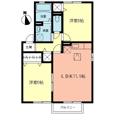 プロシードⅡの間取り