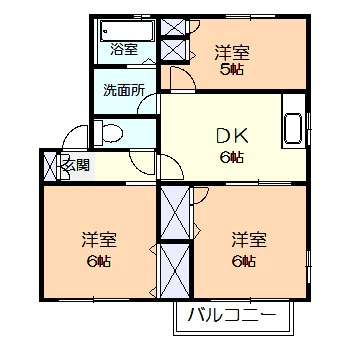 ルミエールＤの間取り