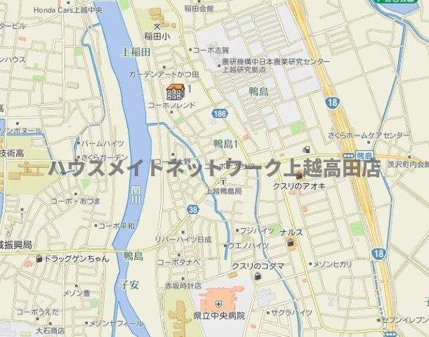 サンフェスタの地図|位置図