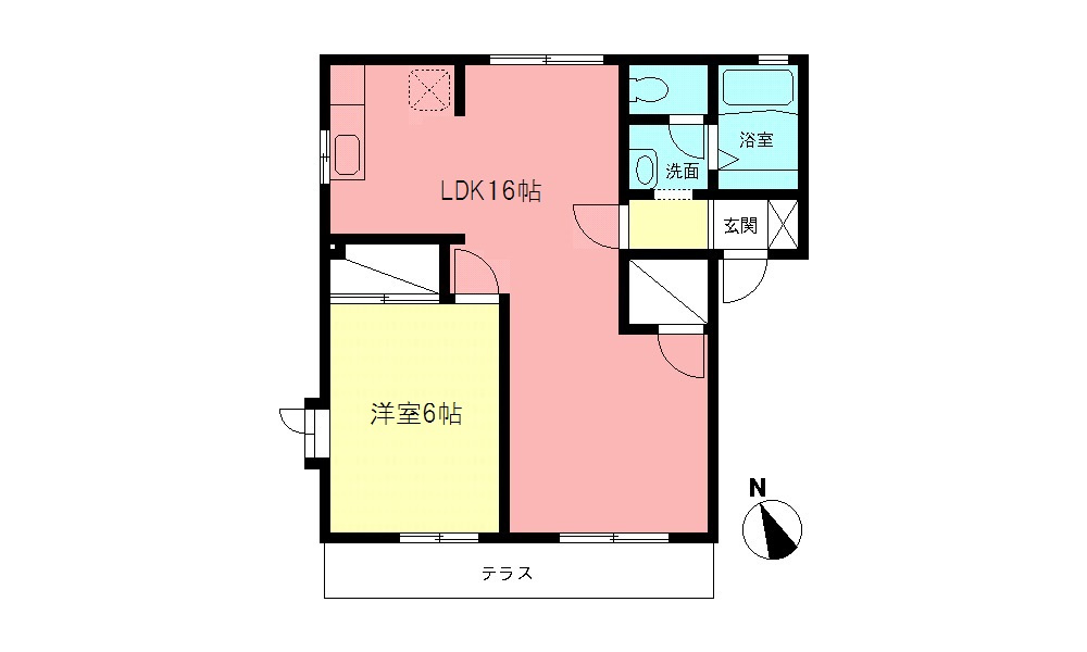 ソフィール璋Ｂの間取り