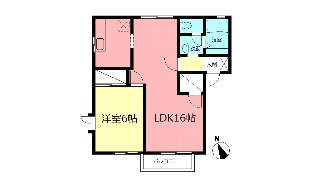 ソフィール璋Bの間取り