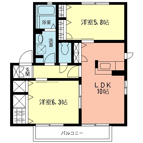 シャンテクレールDの間取り
