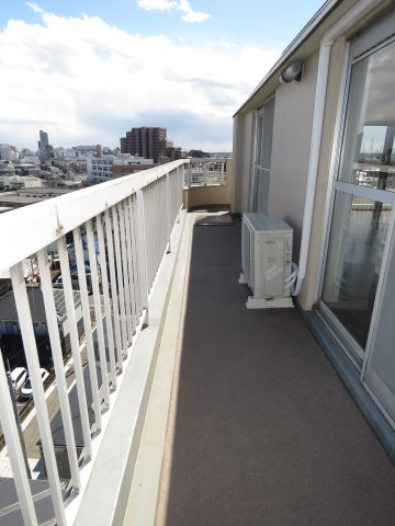 川越フラワーホームのバルコニー