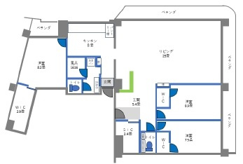 川越フラワーホームの間取り
