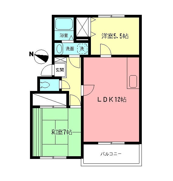 エンブレムの間取り