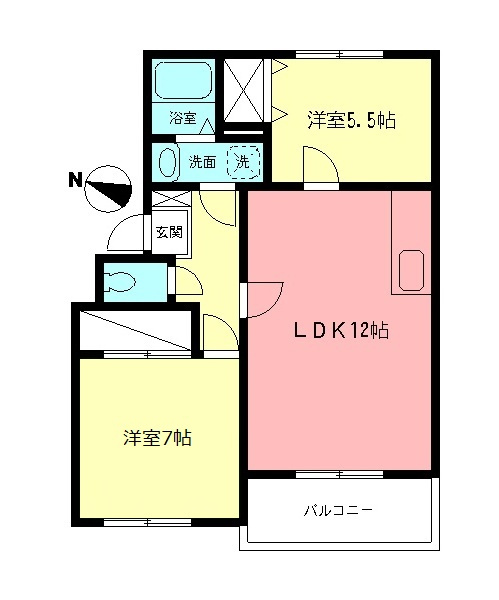 エンブレムの間取り