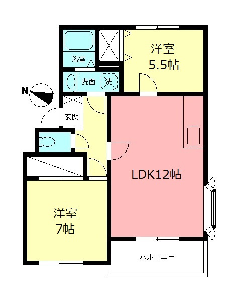 エンブレムの間取り
