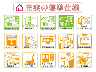 【その他】 | 長期優良住宅＆耐震等級３・住宅性能評価書を取得、省エネ仕様で快適にお住まいいただけます。
