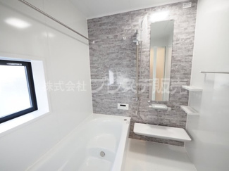 【浴室】 | 現地写真（１号地浴室）浴室暖房乾燥機を標準装備！