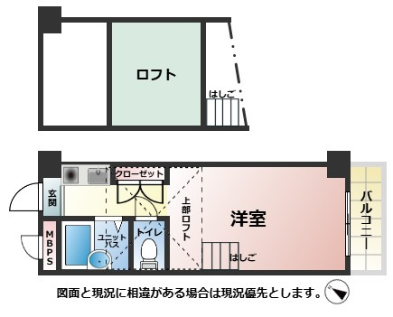 折尾自由ケ丘センチュリー21の間取り