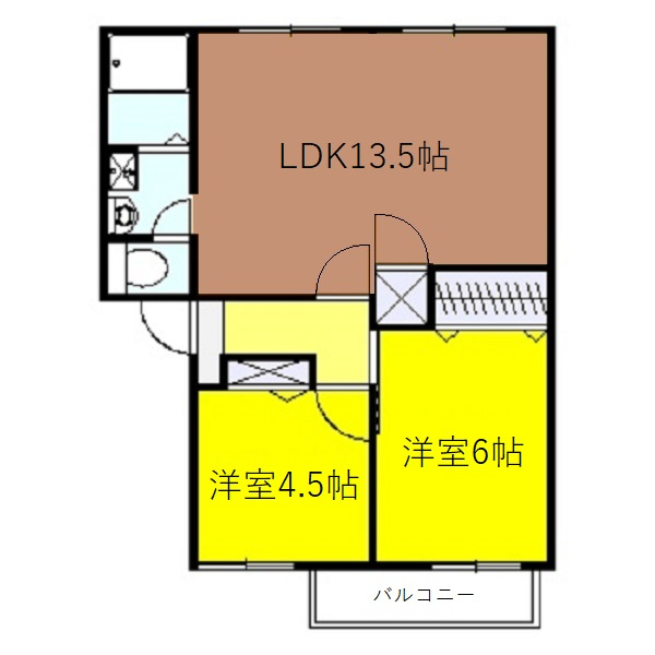 ルミエールエビナの間取り