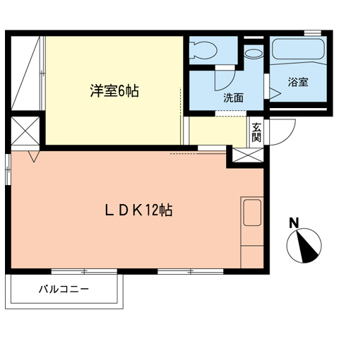 ジュネス湘南Ａの間取り