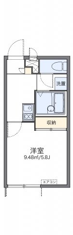 神戸市須磨区車字奥中ノ尾のアパートの間取り