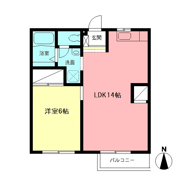 ドミール茅ケ崎Ⅱの間取り