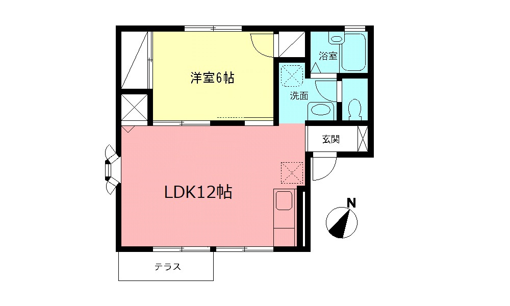エステート厚木の間取り