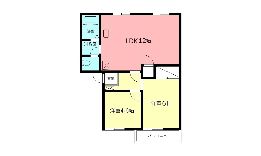 パストラルＢの間取り