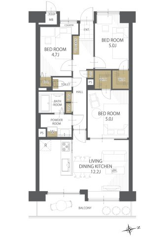 【間取り】藤和猫屋町ハイタウン 