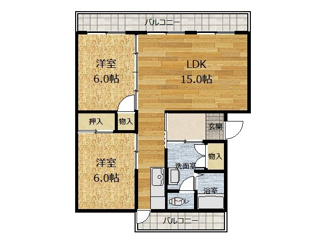 【間取り】 | ヴィラナリー日田