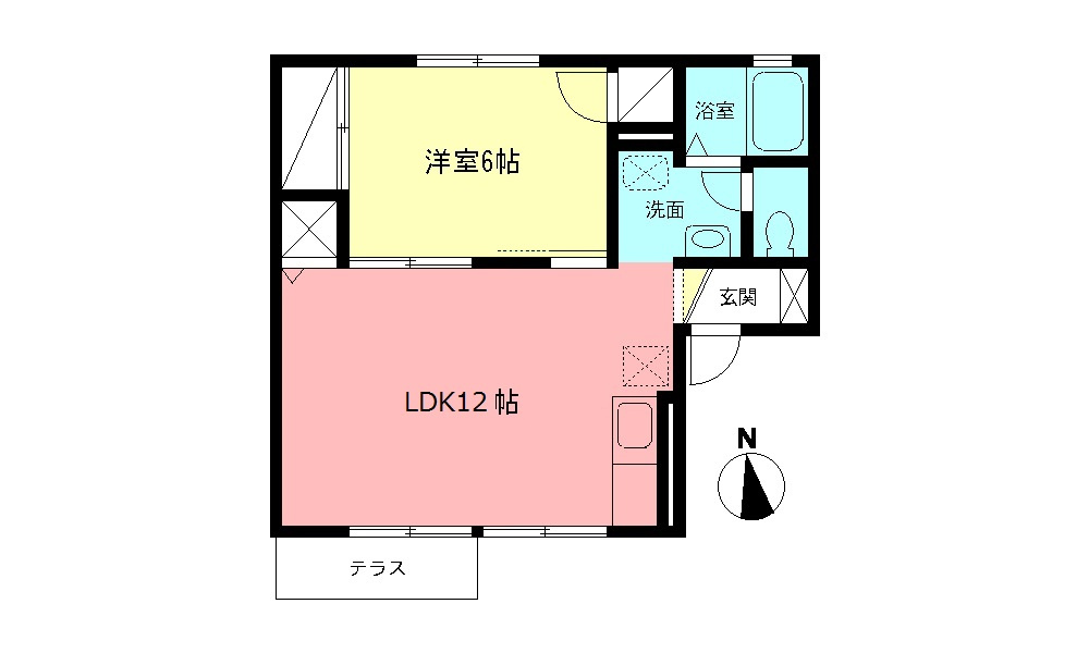 クレールの間取り