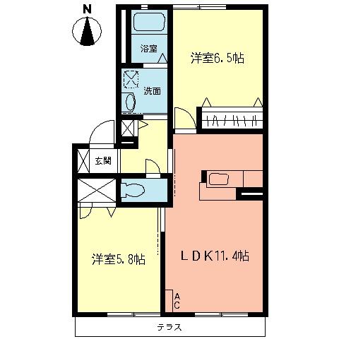 ボナール若宮の間取り