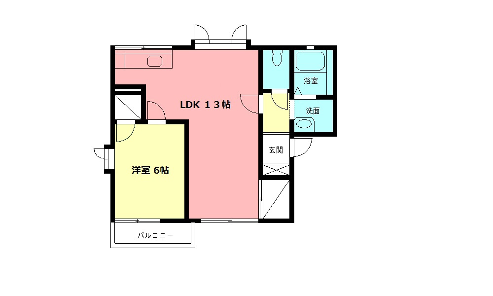 パストラルハイムＡの間取り