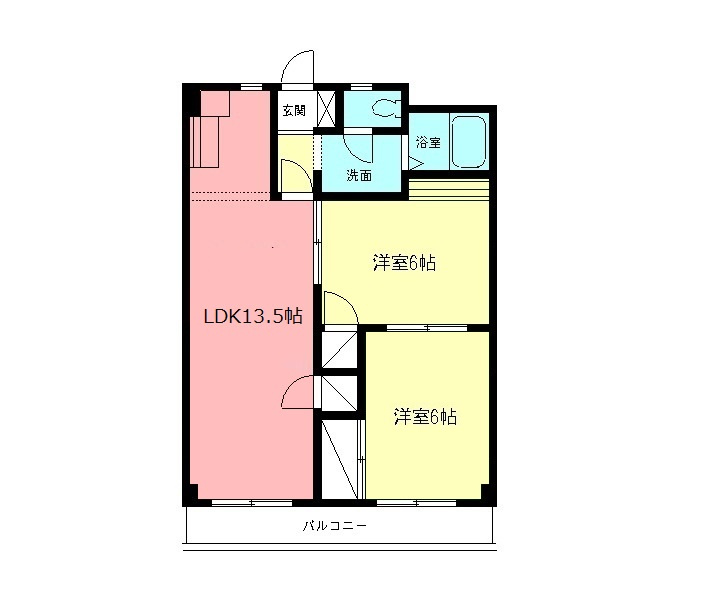 ハイツ城山の間取り