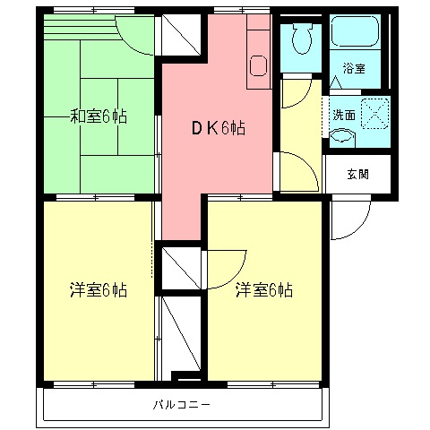 エステート新宿Aの間取り