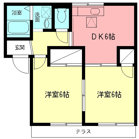 エステート新宿Bの間取り