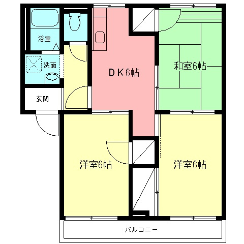 エステート新宿Aの間取り
