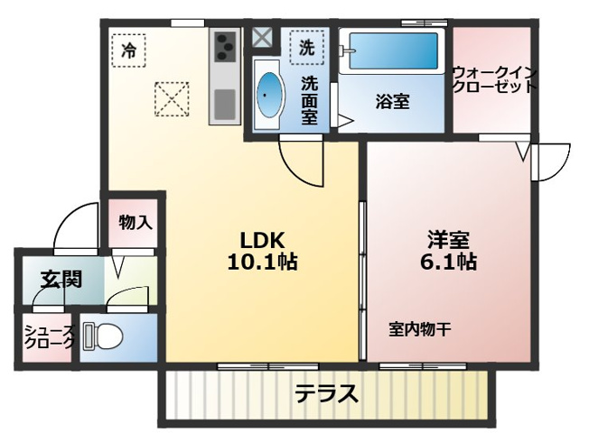【間取り】 | サンハイム安堂
