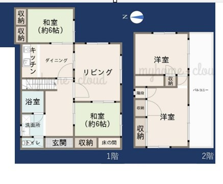 【間取り】 | 市原市椎の木台1丁目　中古戸建