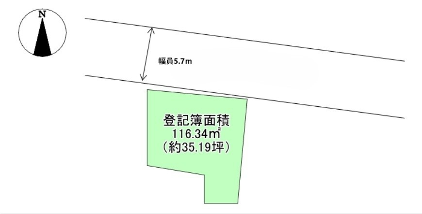 千舟町2丁目　土地の土地図