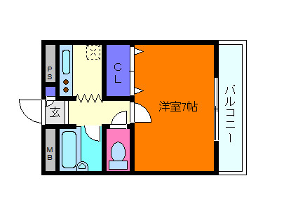 アビテ六甲の間取り