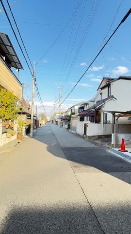 塚口町6丁目の前面道路含む現地写真