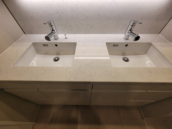 【独立洗面台】 | 【独立洗面台】手洗いボウル2つでホテルライクな洗面台！