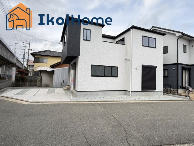 明石市二見町東二見　新築一戸建　７期１棟の外観|●年中無休：・当日予約可●　LDK２２帖で大変開放的です。大きな家具も楽々配置できます。